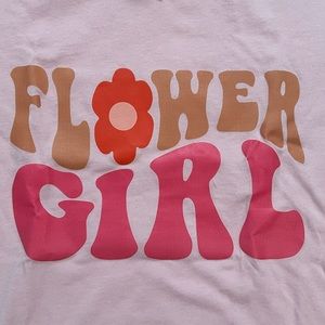 Flower Girl T-shirt. NEW